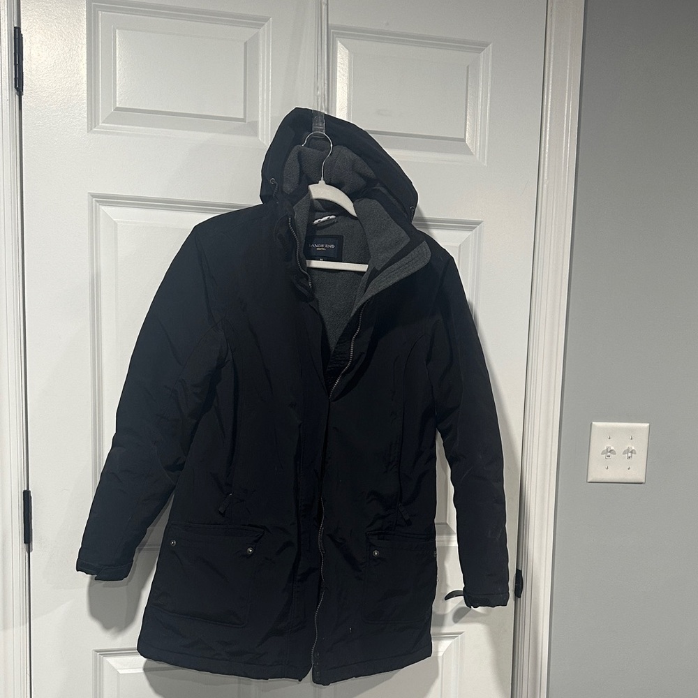 Lands' End Women's Black Ski Jacket